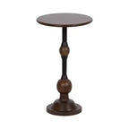 Kate and Laurel Rawlings Wood and Metal Side Table, 14x14x24, Brown