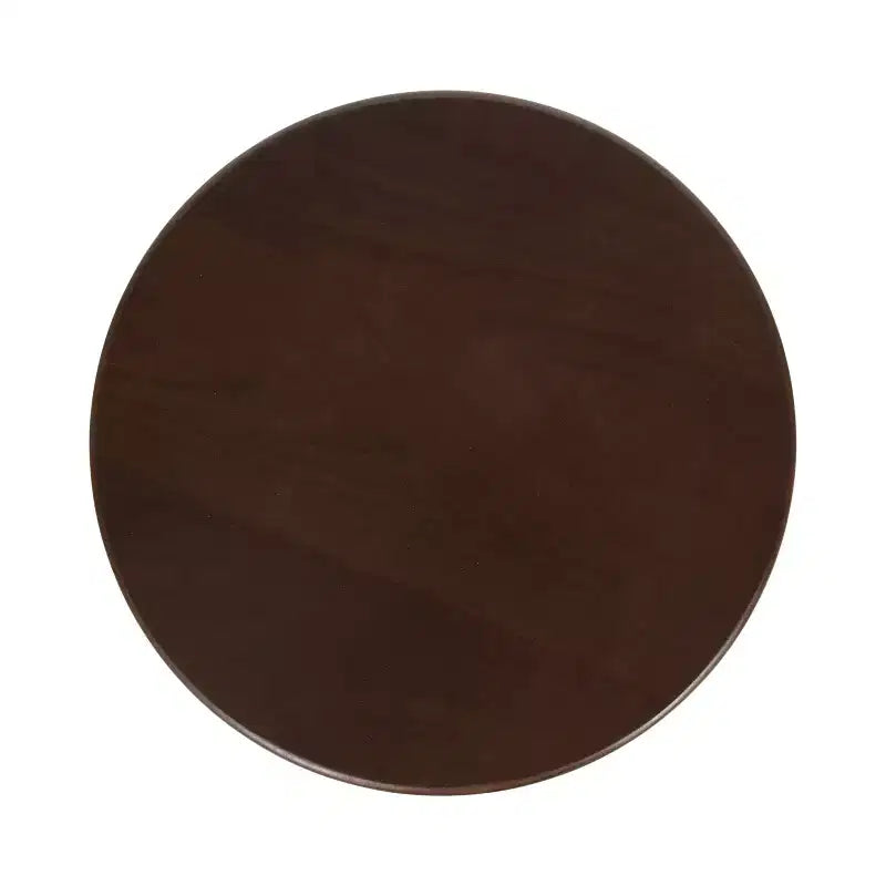 Tavolino d'appoggio in legno e metallo, 14x14x24, Marrone