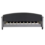 Lettino moderno di lusso con bottoni trapuntati, 80,7''L x 45,6''W