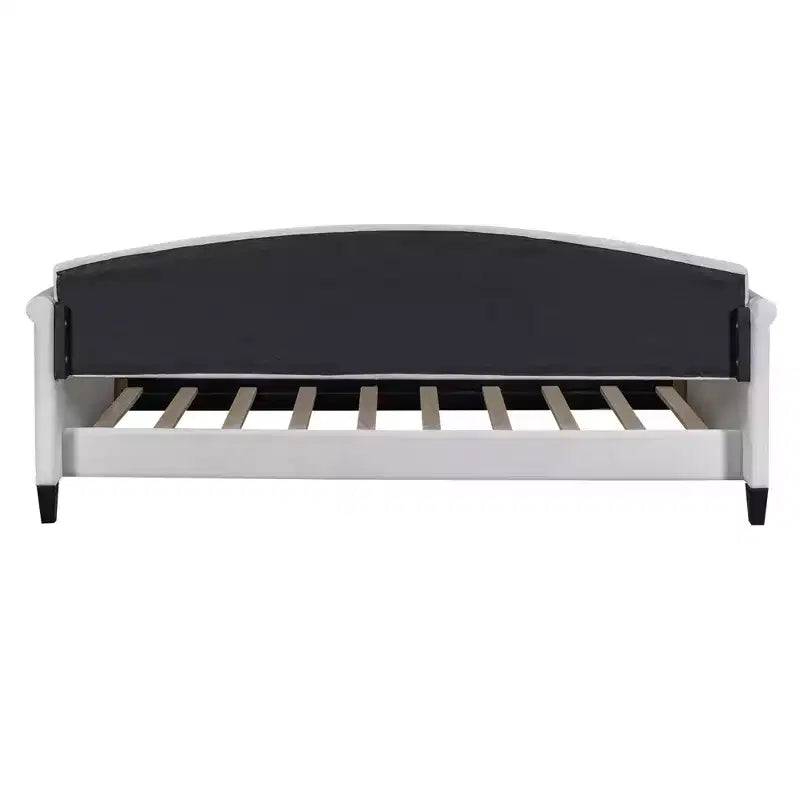 Lettino moderno di lusso con bottoni trapuntati, 80,7''L x 45,6''W