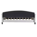 Lettino moderno di lusso con bottoni trapuntati, 80,7''L x 45,6''W
