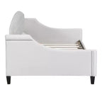 Lettino moderno di lusso con bottoni trapuntati, 80,7''L x 45,6''W