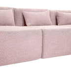 144 Divano imbottito con due chaise longue e cinque cuscini