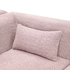 144 Divano imbottito con due chaise longue e cinque cuscini