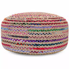 Pouf Rotondo Grande Boho Contemporaneo