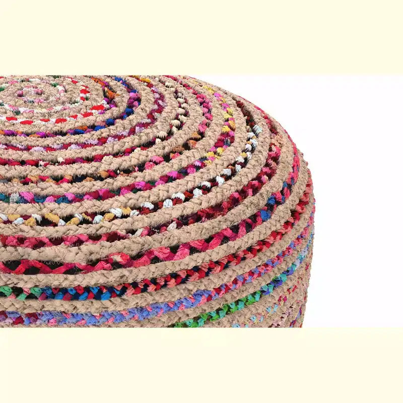 Pouf Rotondo Grande Boho Contemporaneo
