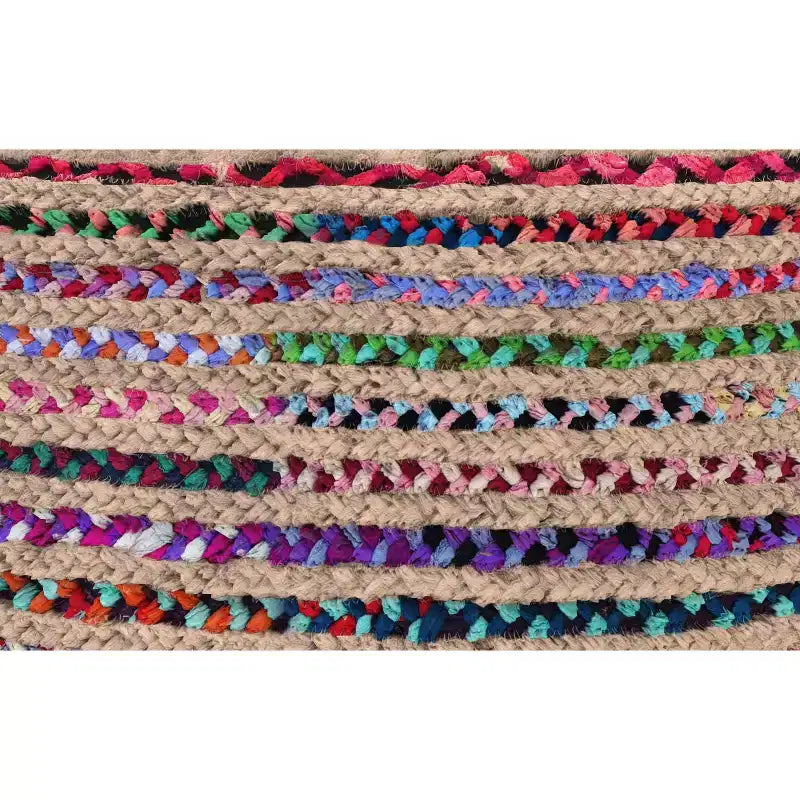 Pouf Rotondo Grande Boho Contemporaneo
