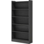 Libreria Alta 180 cm, Scaffale da Terra a 6 Livelli con 5 Ripiani per Soggiorno, Ufficio Domestico, Camera da Letto