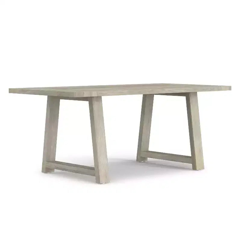 Tavolo da pranzo in legno massello di mango stile rustico, larghezza 183 cm